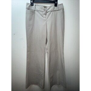 The Limited Cassidy Fit Dress Pants Women's Size 10 R Beige Bootcut Career